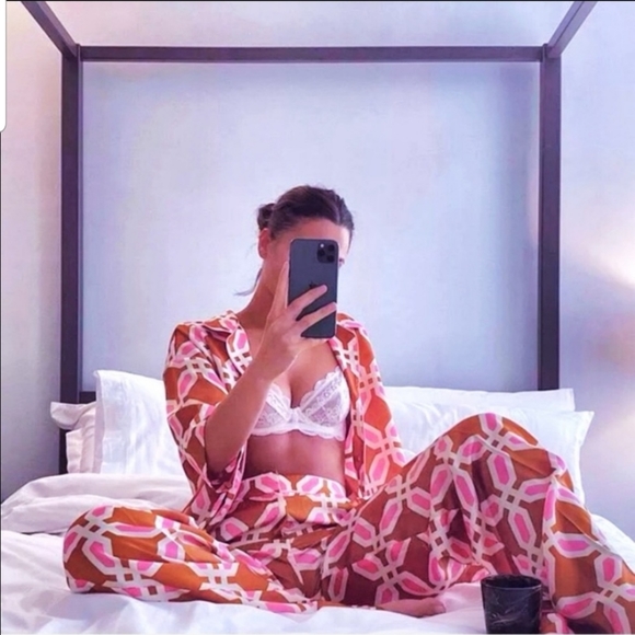 Zara Pajama pants + top Co-Ord set - Picture 7 of 16